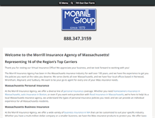 Tablet Screenshot of morrillinsurance.com
